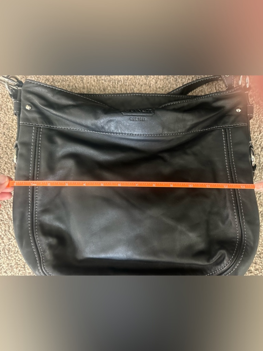 Coach Purse- all leather, worn once! - Picture 9 of 10
